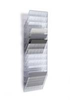 DURABLE Flexiboxx brochure dispenser set 12 A4 liggend transparant-2