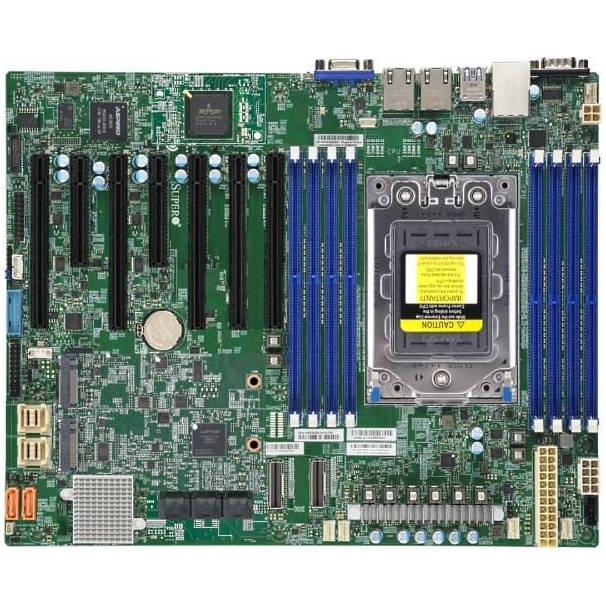 Supermicro H12SSL-i Moederbord ATX Socket SP3 USB 3.0 2 x Gigabit LAN Onboard Grafiek (MBD-H12SSL-i-B) USB3.0-1