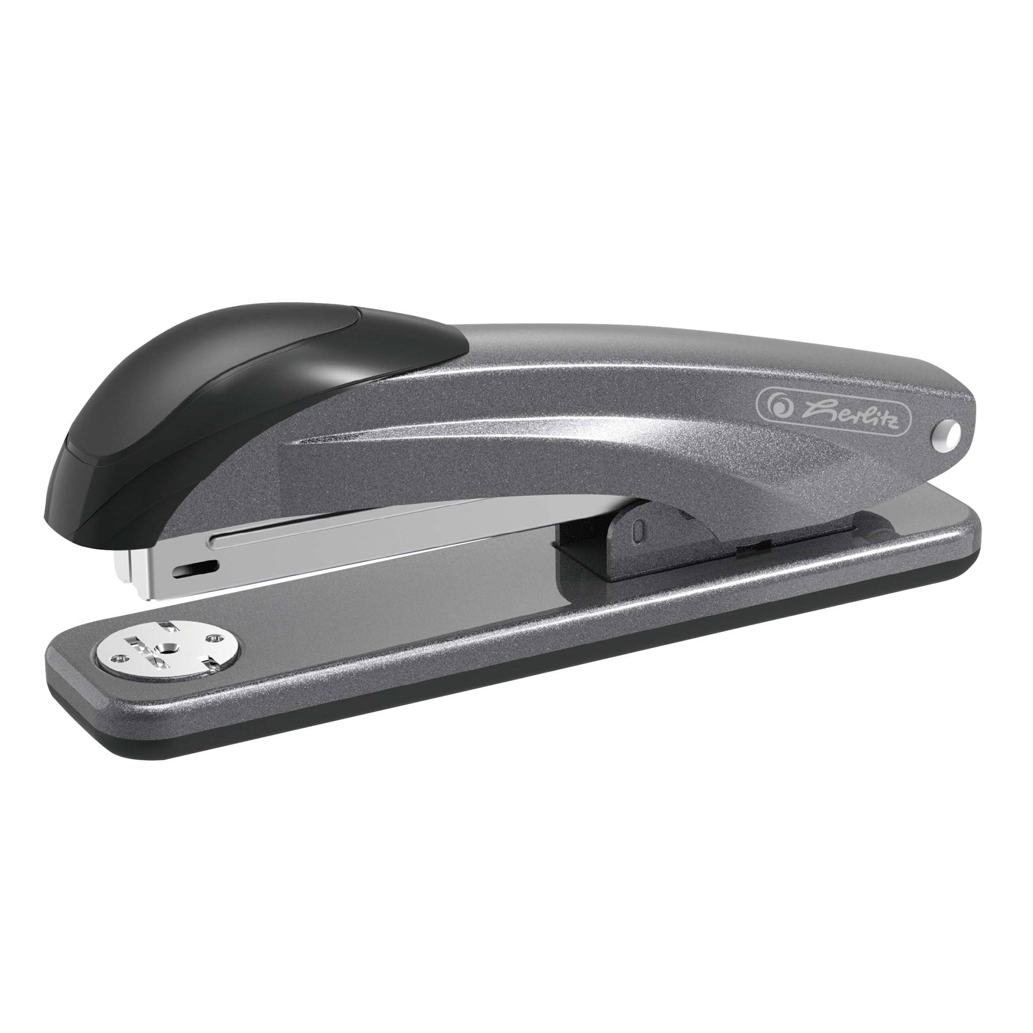 Herlitz metalen nietmachine No.24/6 16cm antraciet metallic-0