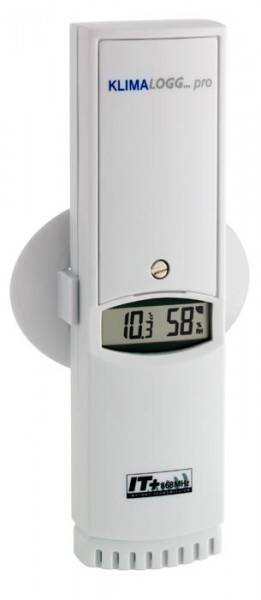 TFA Dostmann draadloze thermometer XENA HOME, 30.3074.10, voor buiten en binnen, binnenklimaatbewaking, met buitensensor, max.-min. waarden, temperatuur, luchtvochtigheid, klok, antraciet