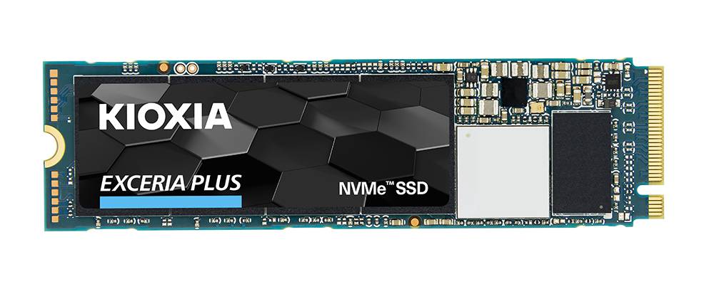 Kioxia EXCERIA PLUS NVMe 500 GB NVMe/PCIe M.2 SSD 2280 harde schijf M.2 NVMe PCIe 3.0 x4 Retail LRD10Z500GG8-1