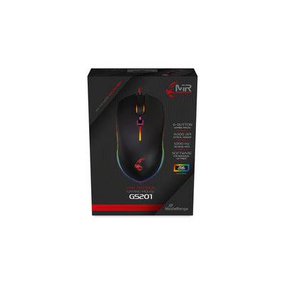 MediaRange gamingmuis 9 knoppen tot 4000dpi LED-verlichting-0