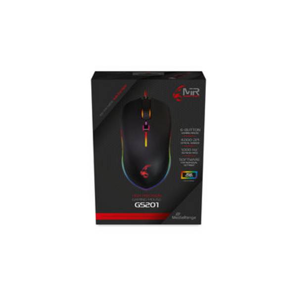 MediaRange gamingmuis 9 knoppen tot 4000dpi LED-verlichting