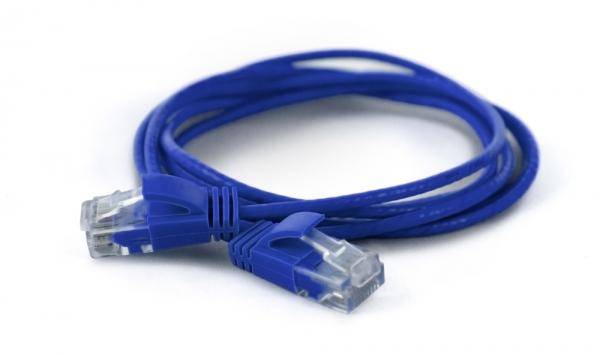 Wantec patchkabel UTP CAT6a d=2,8mm 0,10m blauw-2