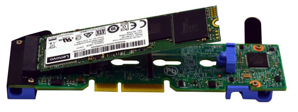 Lenovo ThinkSystem M.2 met Mirroring Enablement Kit (bevat de Dual M.2 Adapter, ondersteunt 1 of 2 schijven)-1