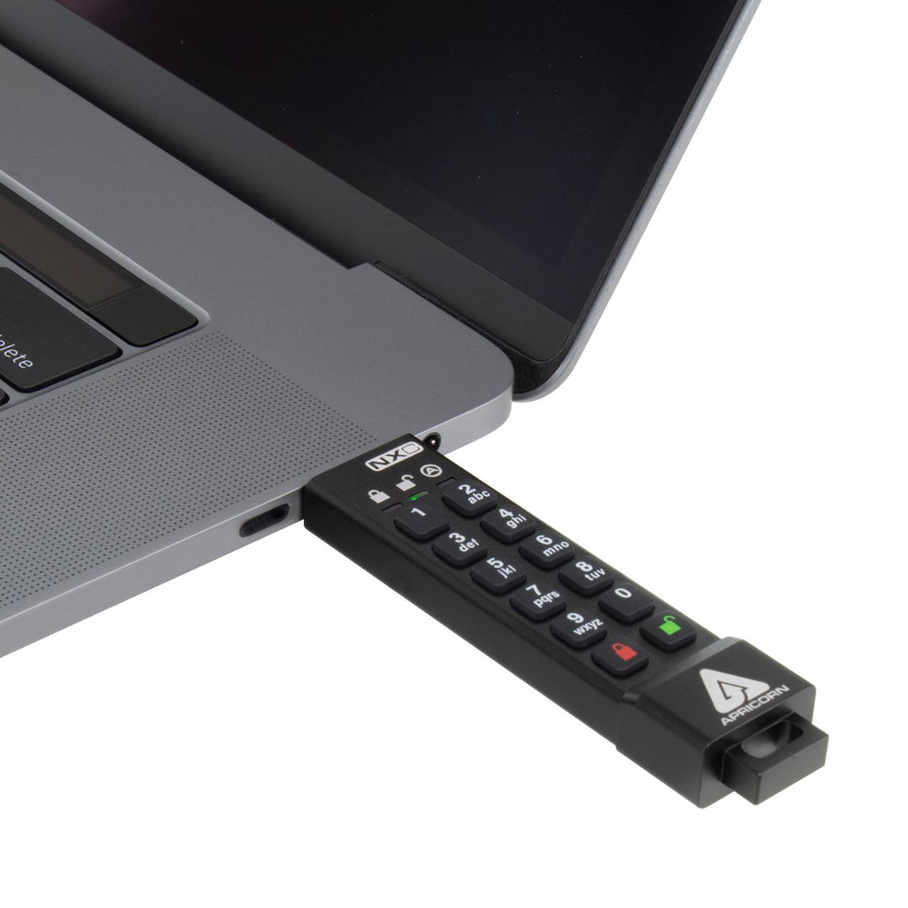 Apricorn 64GB, USB 3.2 gen1, 256-bit AES XTS, FIPS 140-2, IP68-3
