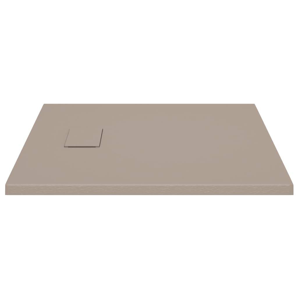 Vidaxl douchebak 80x80 cm smc bruin 87202861913548720286191354-2