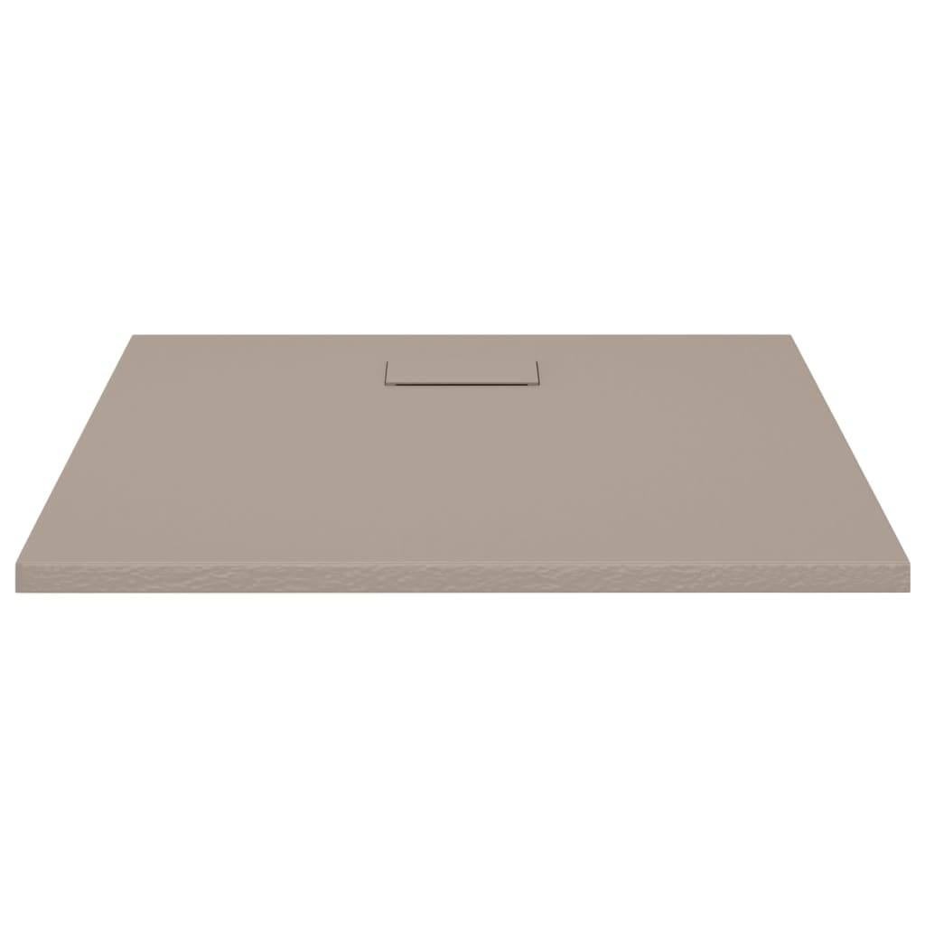 Vidaxl douchebak 90x80 cm smc bruin 87202861913788720286191378-3