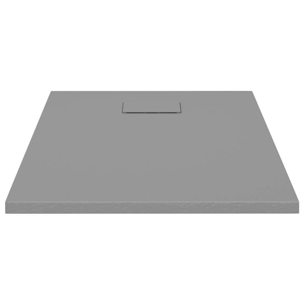 Vidaxl douchebak 90x70 cm smc grijs 87202861914468720286191446-2