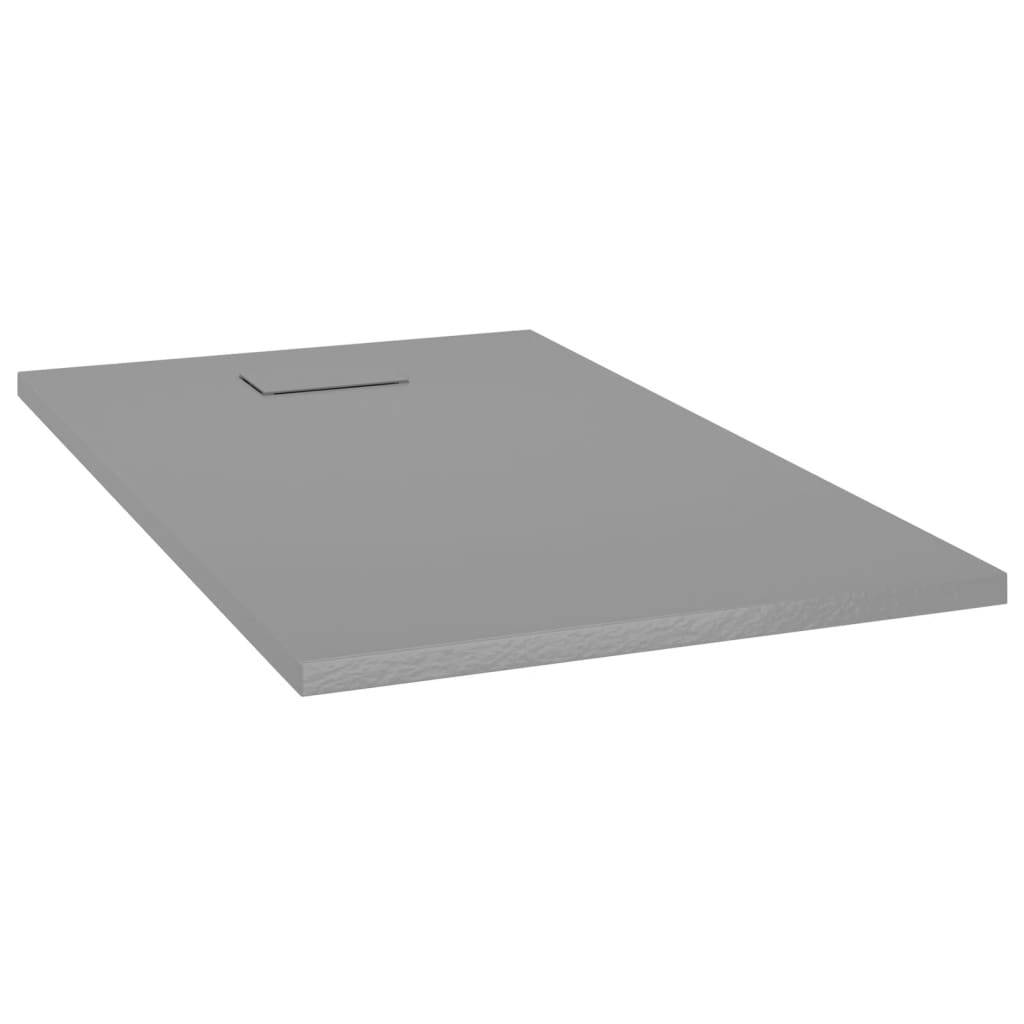 Vidaxl douchebak 120x70 cm smc grijs 87202861914918720286191491