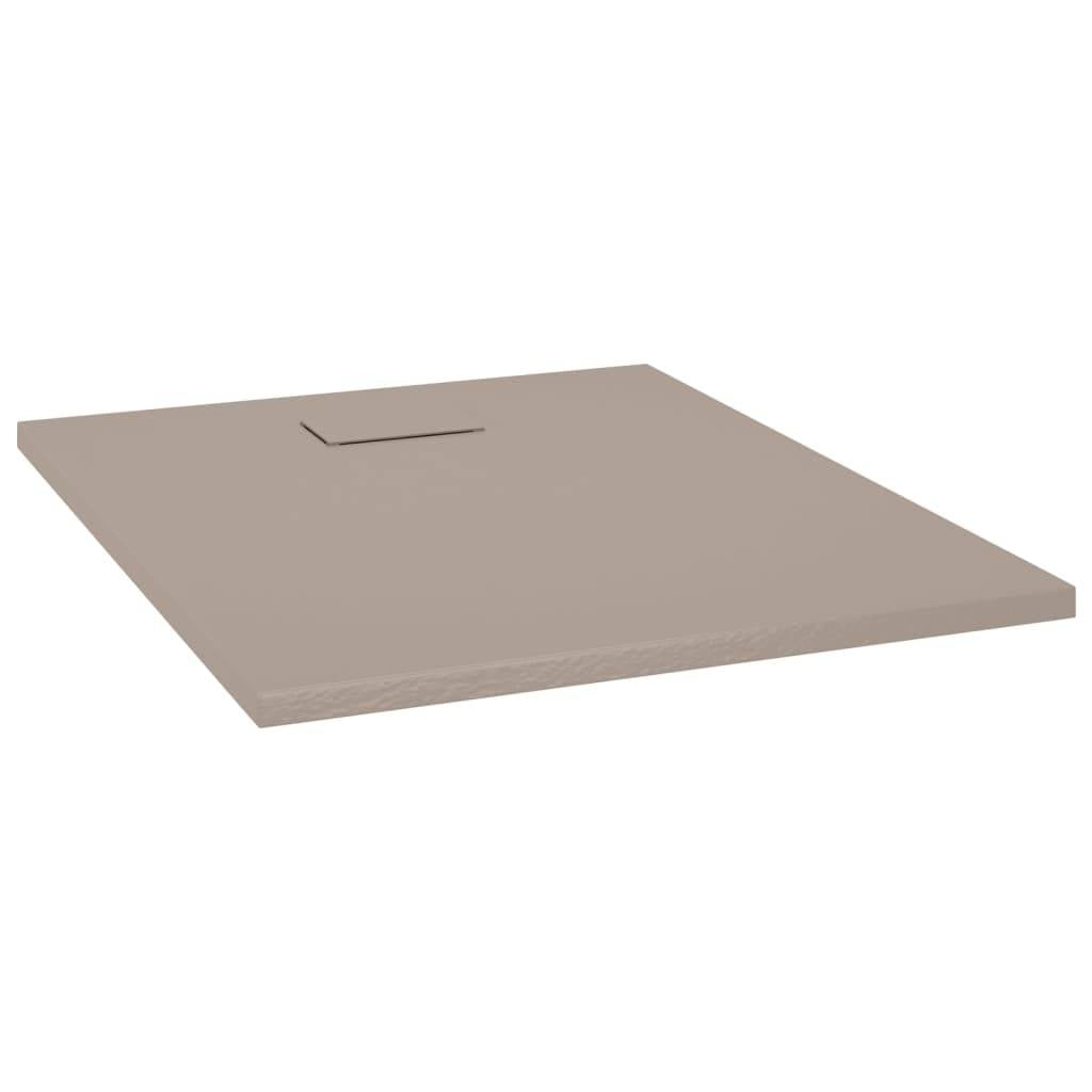Vidaxl douchebak 100x80 cm smc bruin 87202861914088720286191408