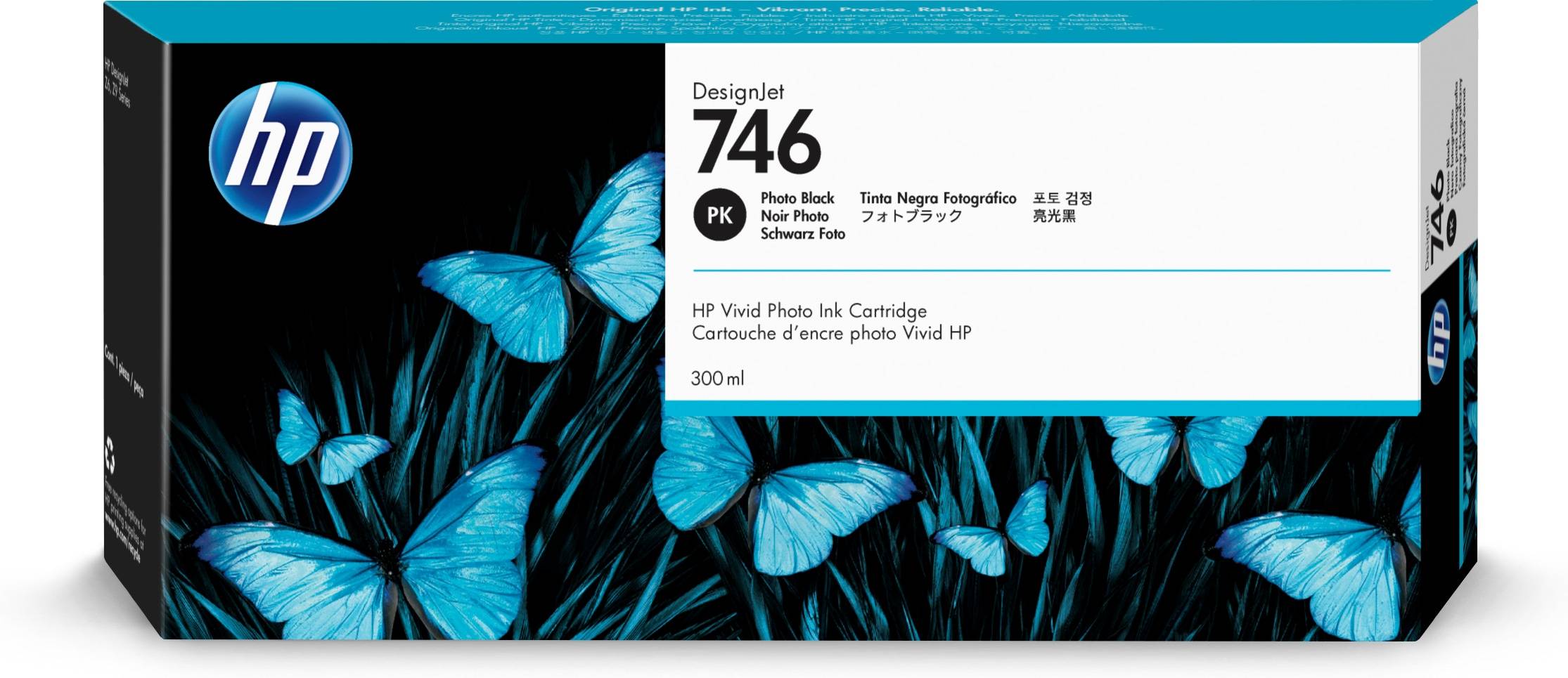 HP Inktcartridge 746 Origineel Foto zwart P2V82A-1