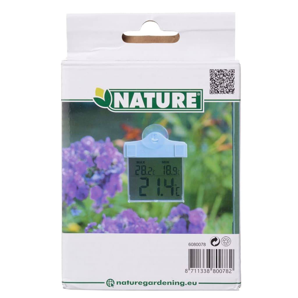 Nature Raamthermometer digitaal 13x10x3 cm 6080078-3