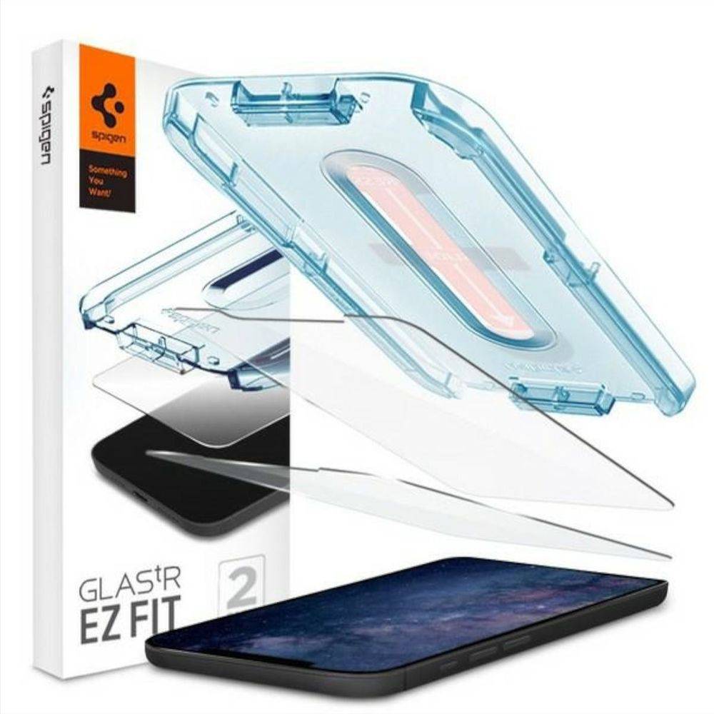 Spigen GLAStR EZ Fit Screenprotector + Applicator iPhone 12 (Pro)-4