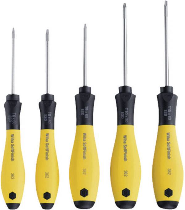 Wiha  Schroevendraaierset ESD 5-delig Binnen-Torx