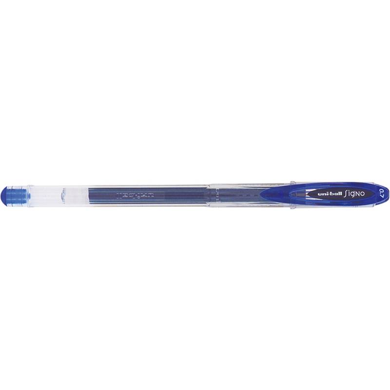 Uni-ball 4902778781265 Uni-ball - roller Signo stic Gel, medium punt, blauw-0