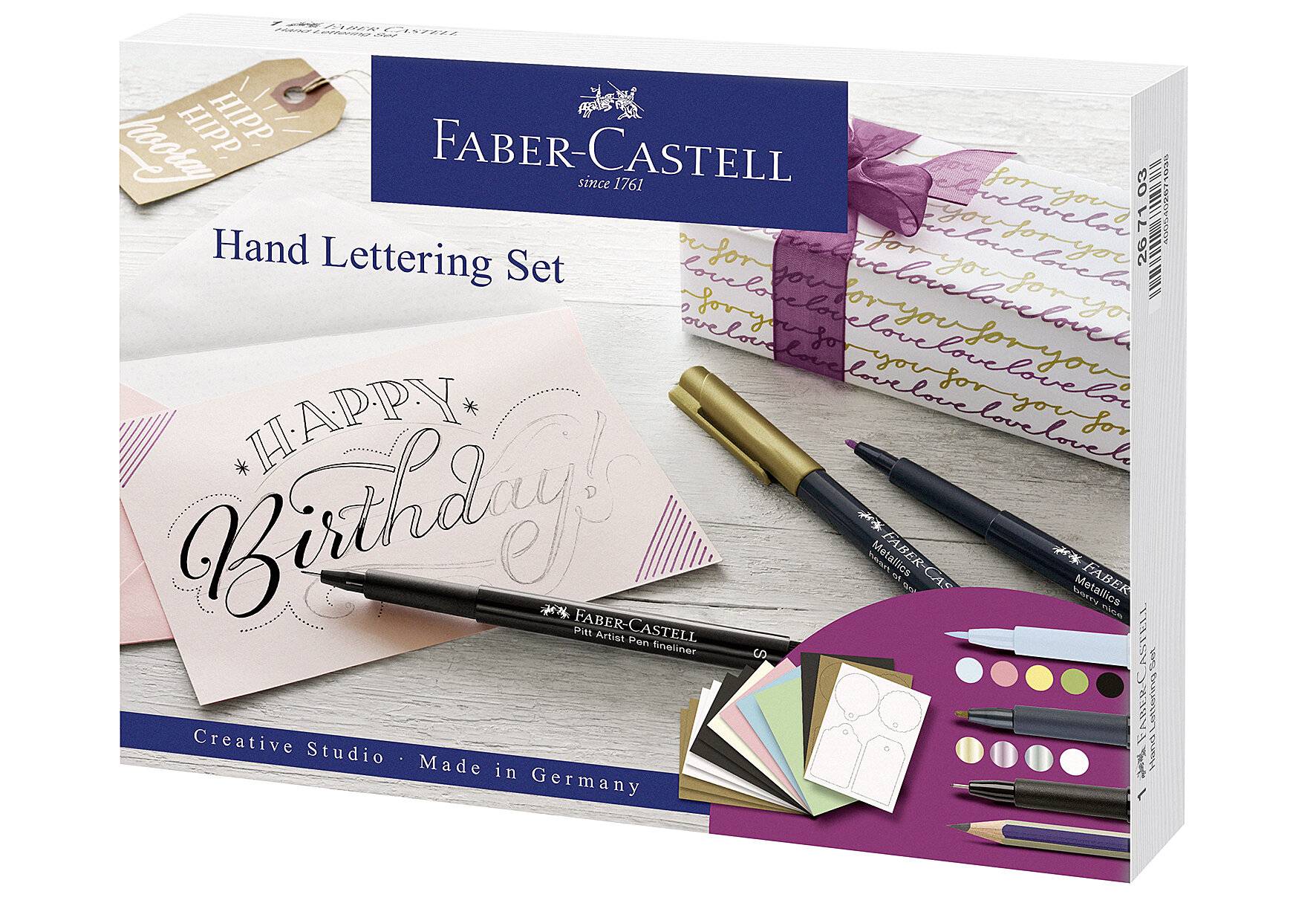FABER-CASTELL Creatieve Set Handlettering 12-delig-1