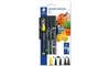 STAEDTLER Lumocolor 60 BK-5 Permanentmarker Schwarz Gelb wasserfest Ja
