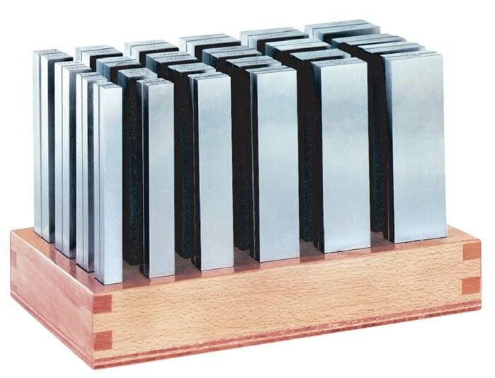 Parallelonderleggersset SP L 150mm in houten standaard AMF-3