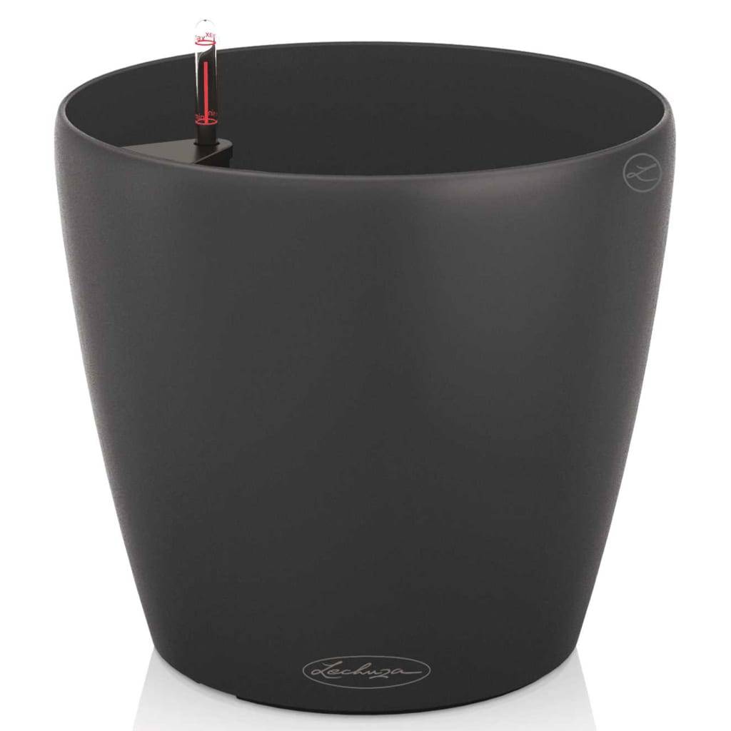 LECHUZA Classico Color 28 ALL-IN-ONE Bloempot - Ø 27,5 x 26 cm - Leisteen 13204-0