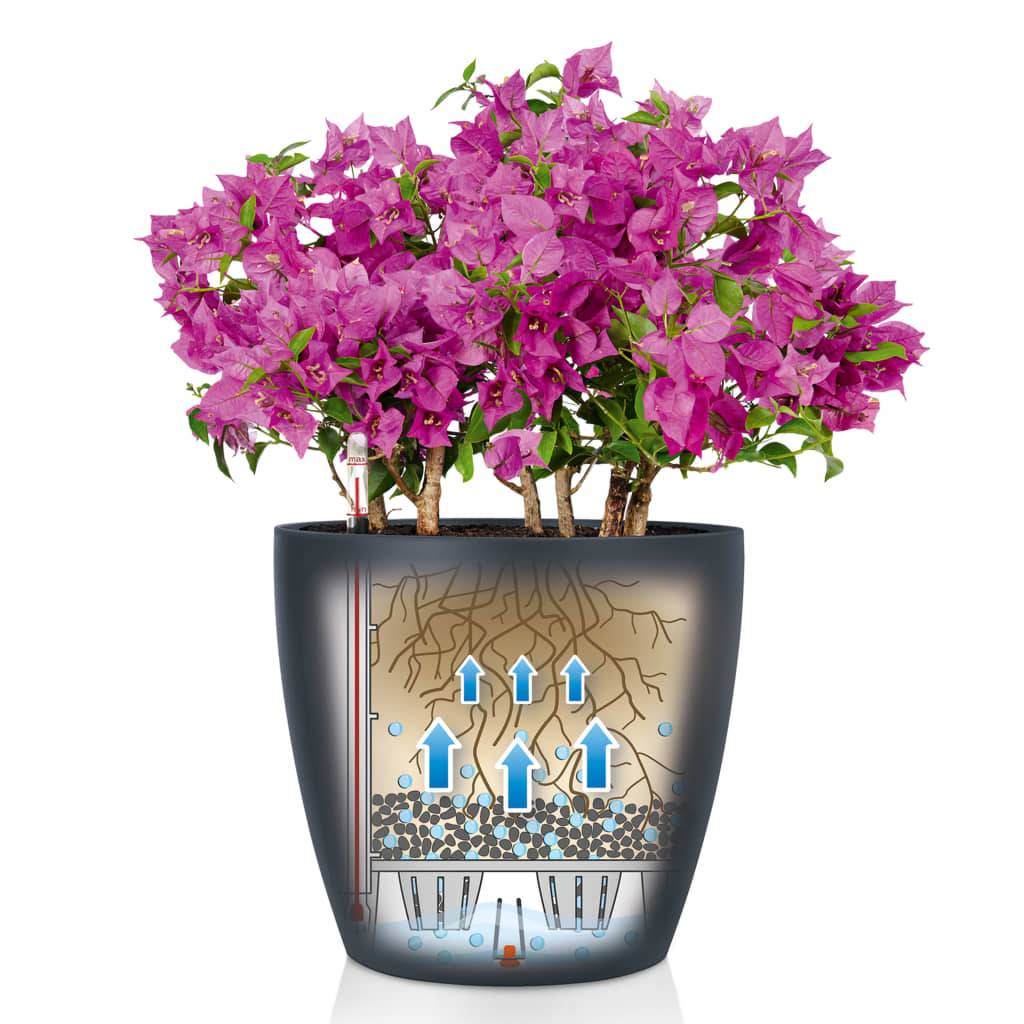 LECHUZA Classico Color 28 ALL-IN-ONE Bloempot - Ø 27,5 x 26 cm - Leisteen 13204-3