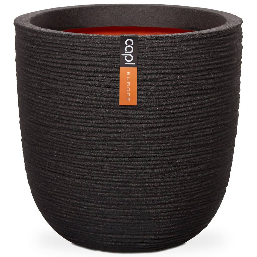 CAPI EUROPE Bloempot RIB NL - 43 x 41 cm - Zwart-0