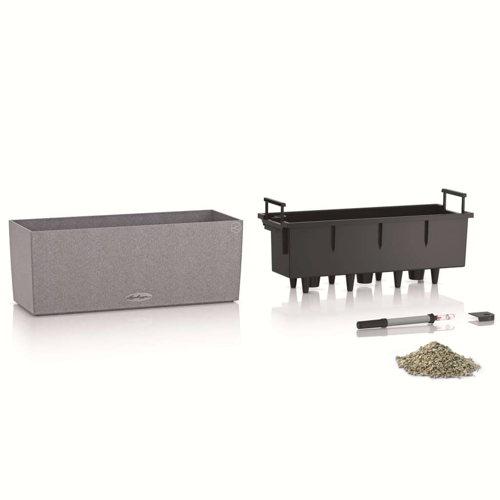 LECHUZA Balkonbak BALCONERA Stone 50 ALL-IN-ONE Grijs-1