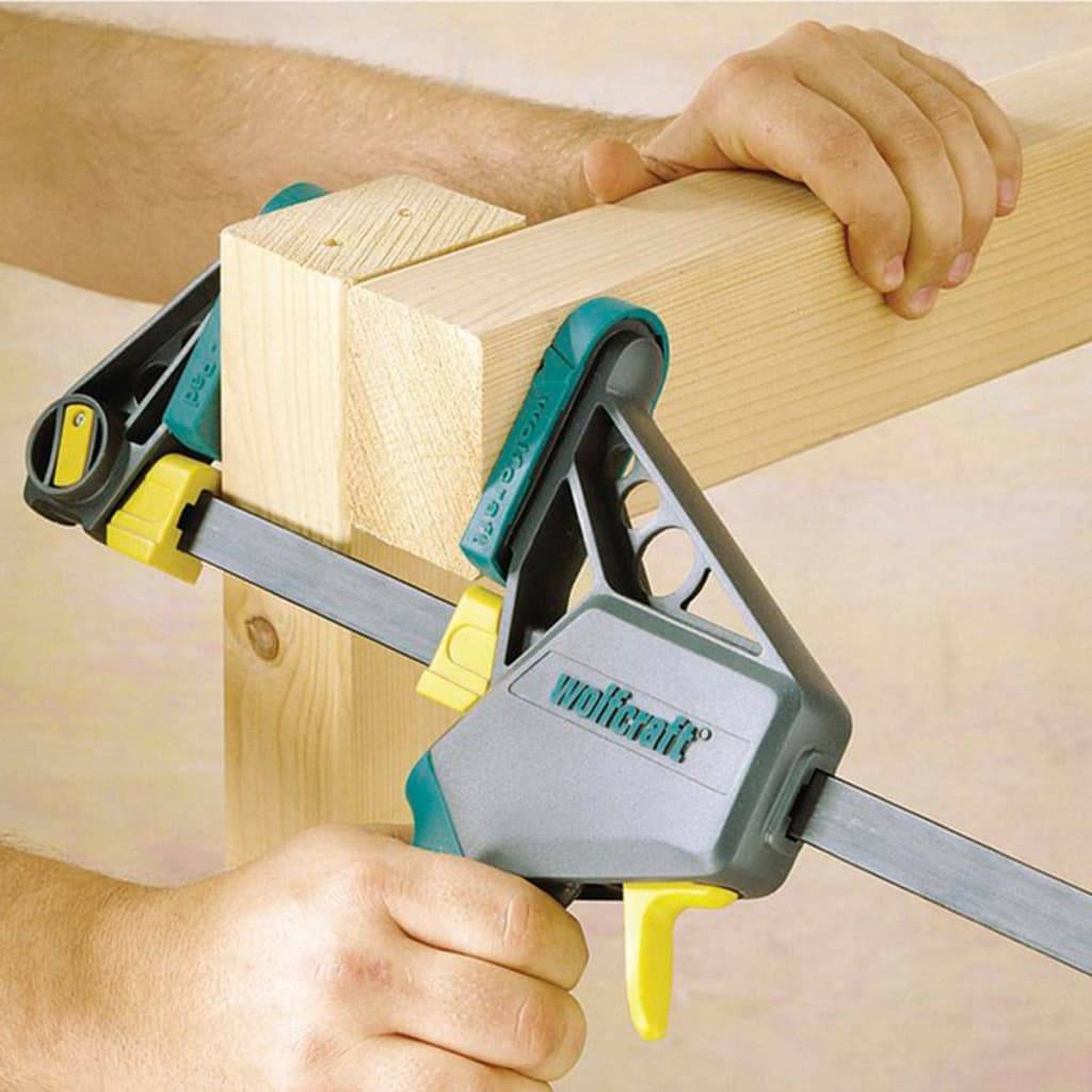 Wolfcraft EHZ Eenhand Klem PRO100/700 mm 3033000 - Klembreedte (max.): 700 mm, Klemdiepte: 100 mm-2
