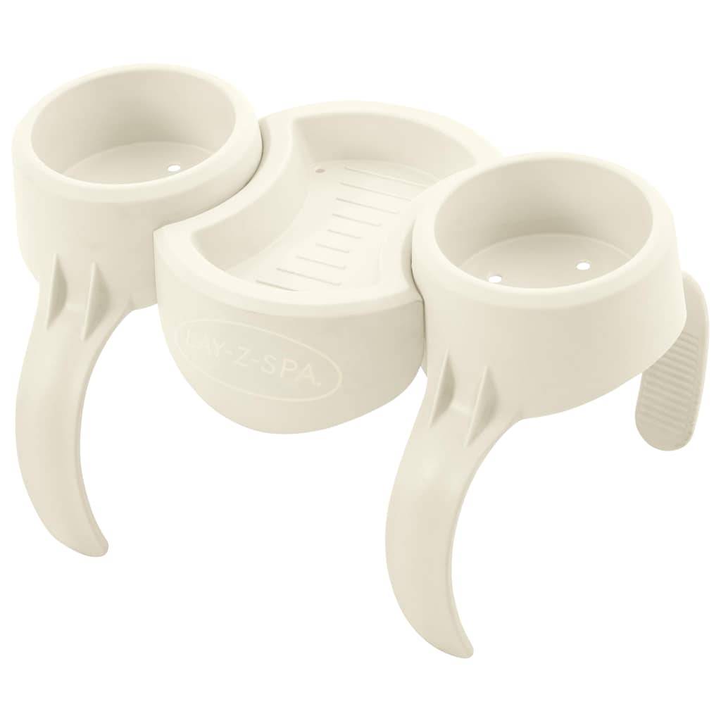 Drinkhouder voor Lay-Z-Spa - BESTWAY - Compatibel met alle modellen behalve Vancouver en Helsinki - Grijs-0
