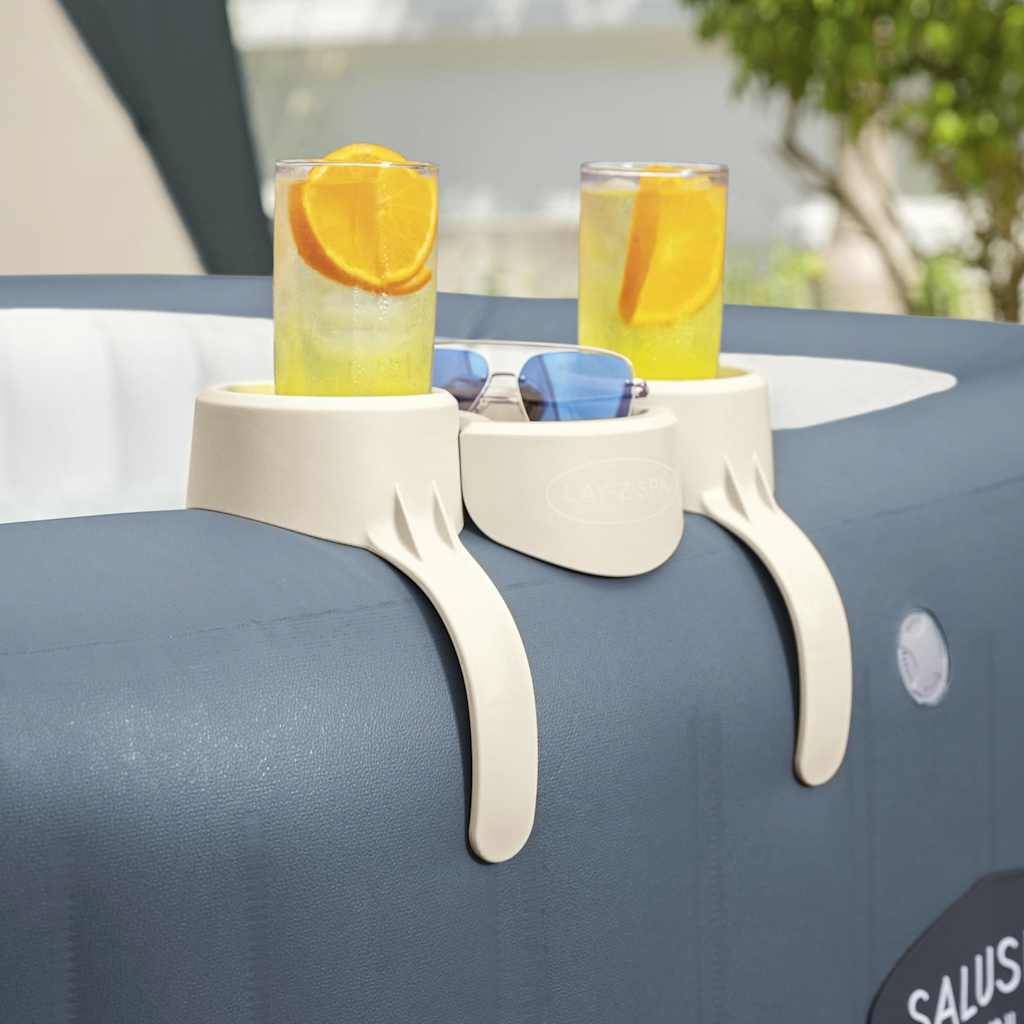 Drinkhouder voor Lay-Z-Spa - BESTWAY - Compatibel met alle modellen behalve Vancouver en Helsinki - Grijs-3