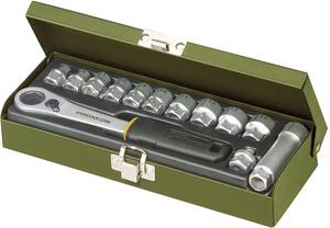 Conrad Proxxon Industrial 23602 Dopsleutelset Metrisch 1/4" (6.3 mm) 13-delig aanbieding Conrad Proxxon Industrial 23602 Dopsleutelset Metrisch 1/4" (6.3 mm) 13-delig aanbieding