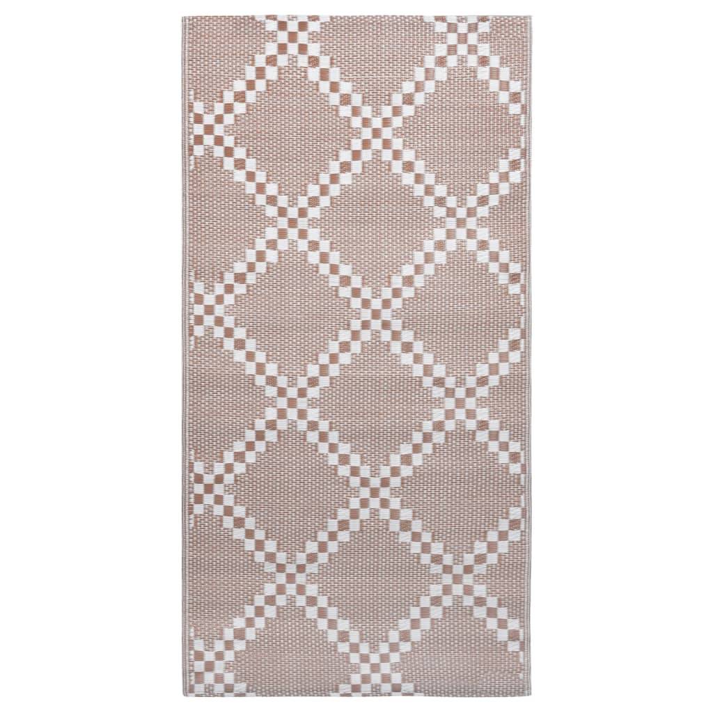 VidaXL Buitenkleed ARAKIL 120x180 cm PP bruin