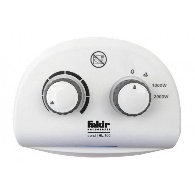 Fakir trend HL 100 Ventilatorkachel, 2000 W, Binnengebruik-1