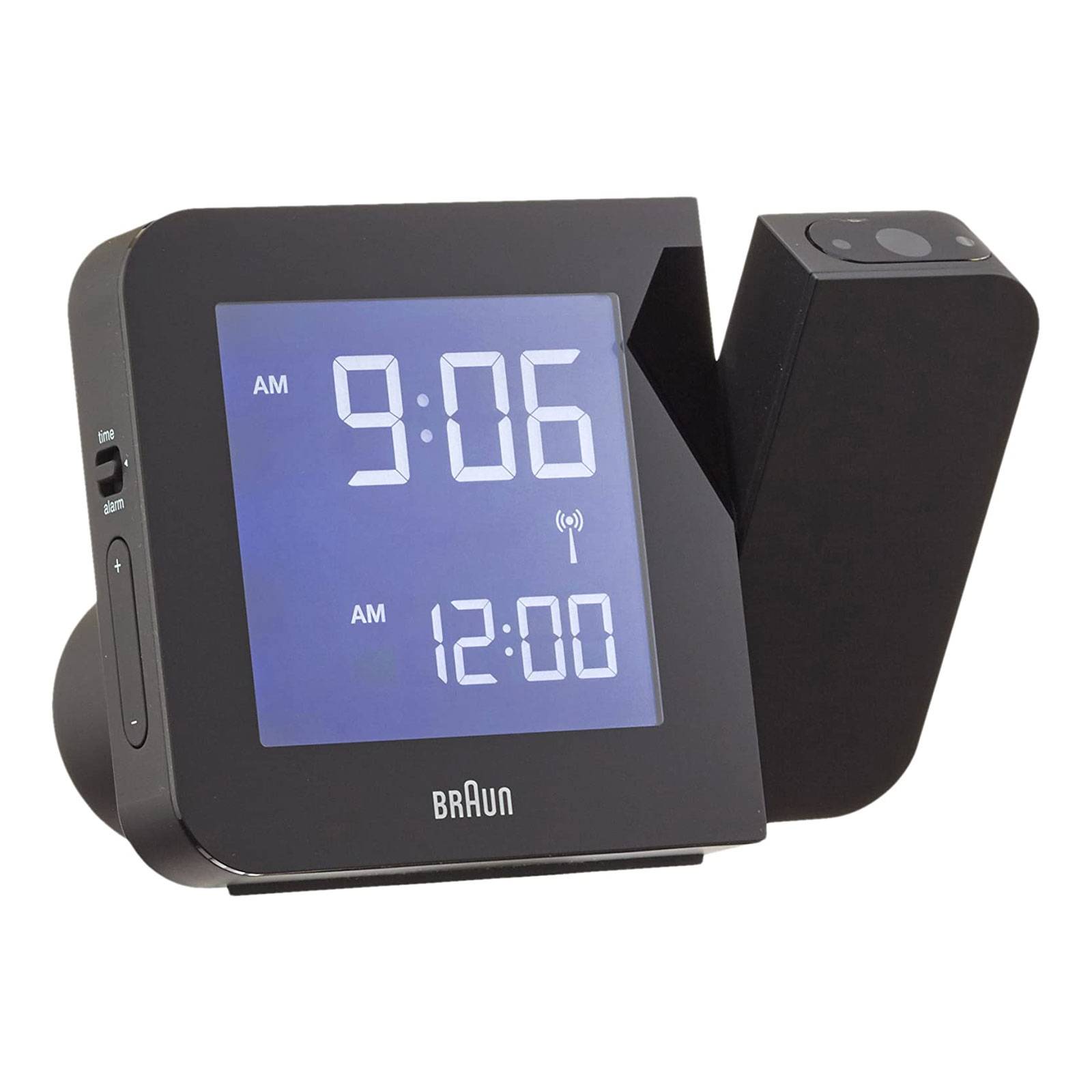 Braun BC 015 B-DCF zwart radiografische projectiewekker-1