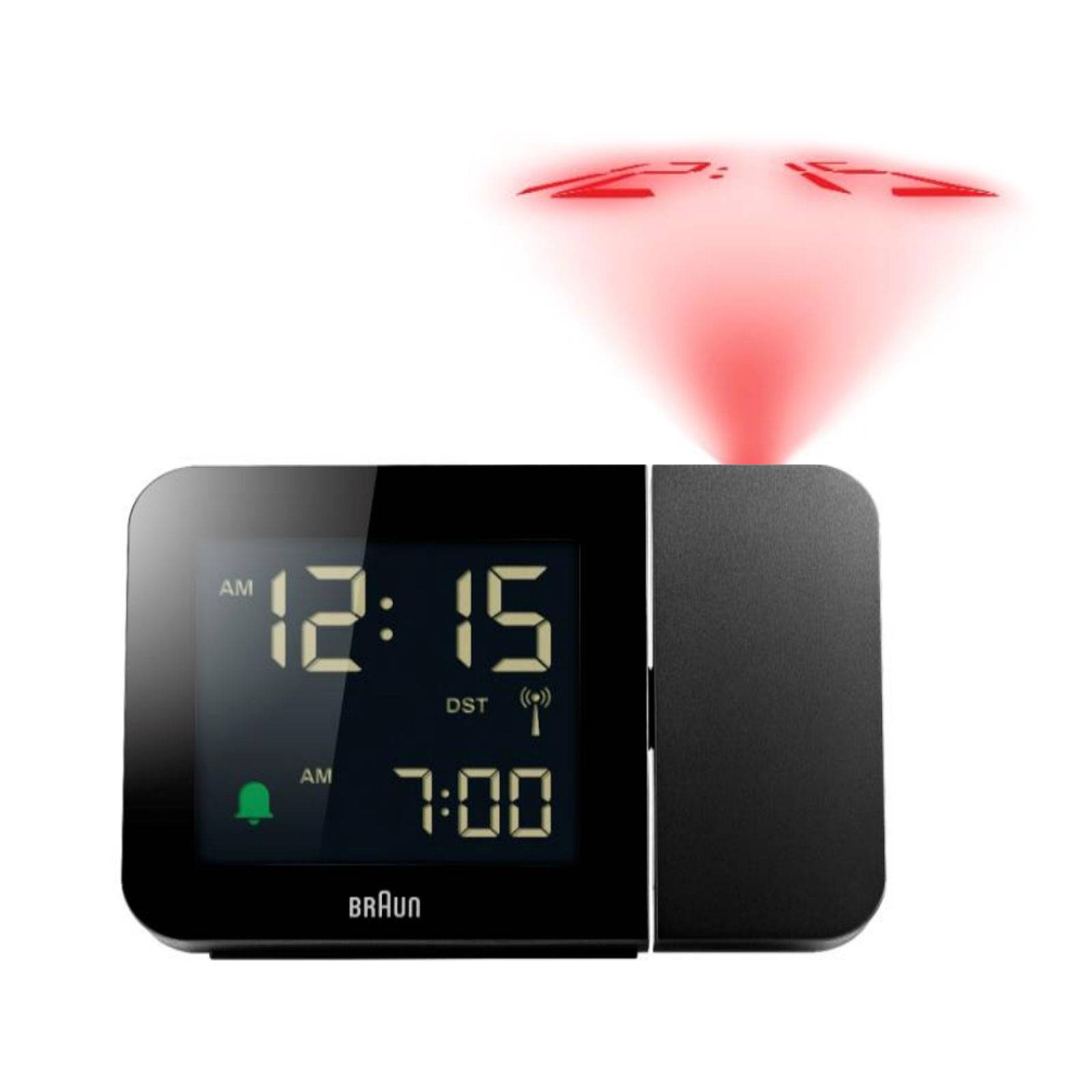 Braun BC 015 B-DCF zwart radiografische projectiewekker-3