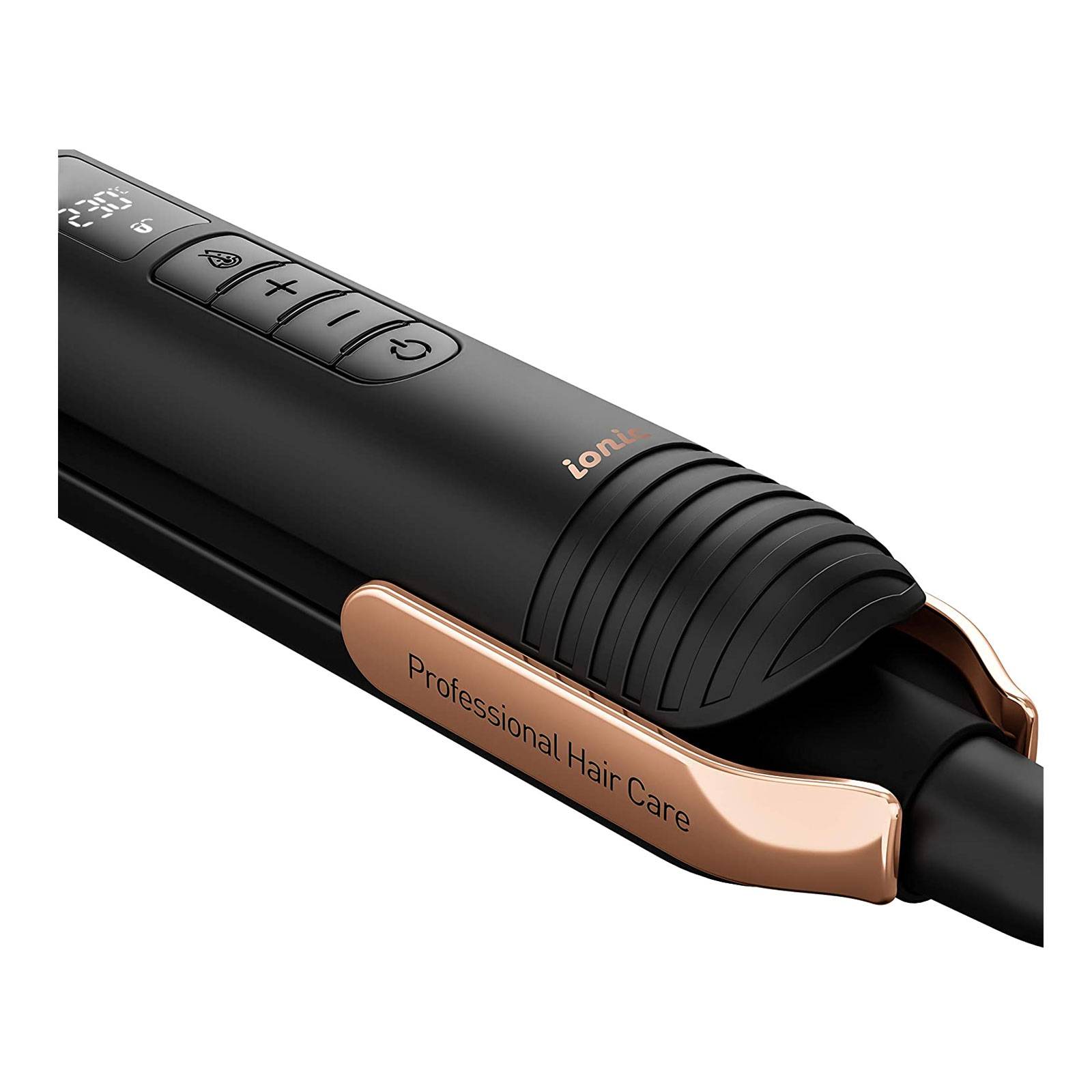 Grundig HS 7030 Glätteisen Warm Schwarz - Roségold 1,8 m (GMS3190)-1
