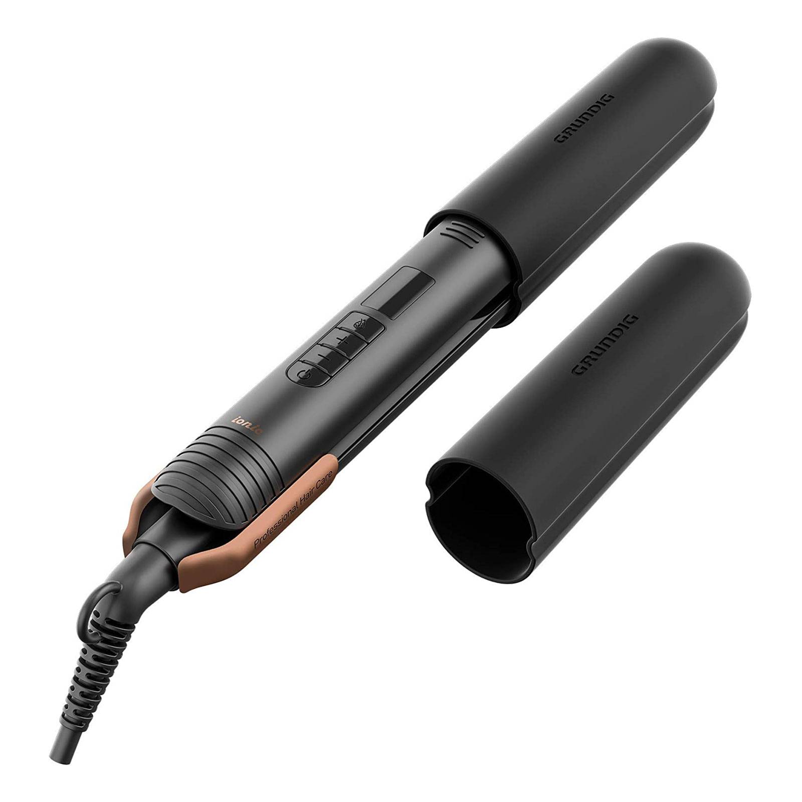 Grundig HS 7030 Glätteisen Warm Schwarz - Roségold 1,8 m (GMS3190)-3