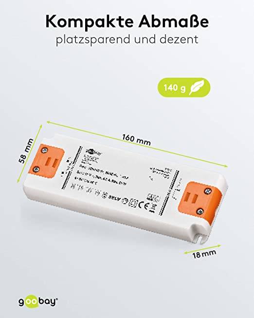 LED-transformator 12 V / 50 W 12 V DC voor LED's tot 50 W totale belasting-7