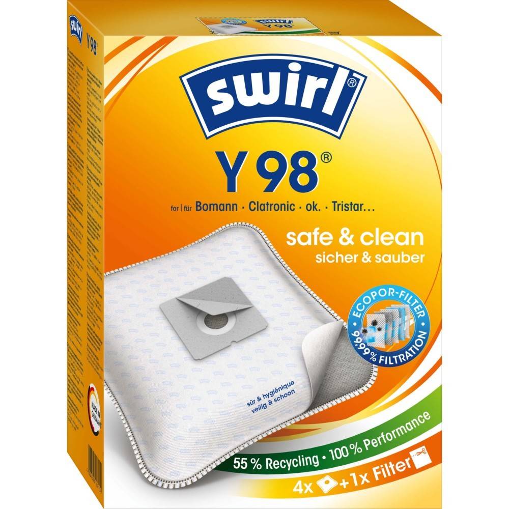 Swirl Staubbeutel Y 98 EcoPor VE4-0