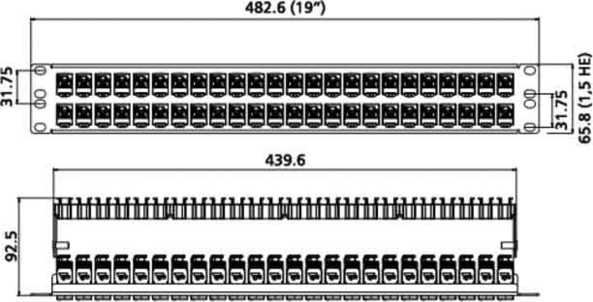 Metz Connect Patchfeld C6Amodul 48Port TN C6Amod--1