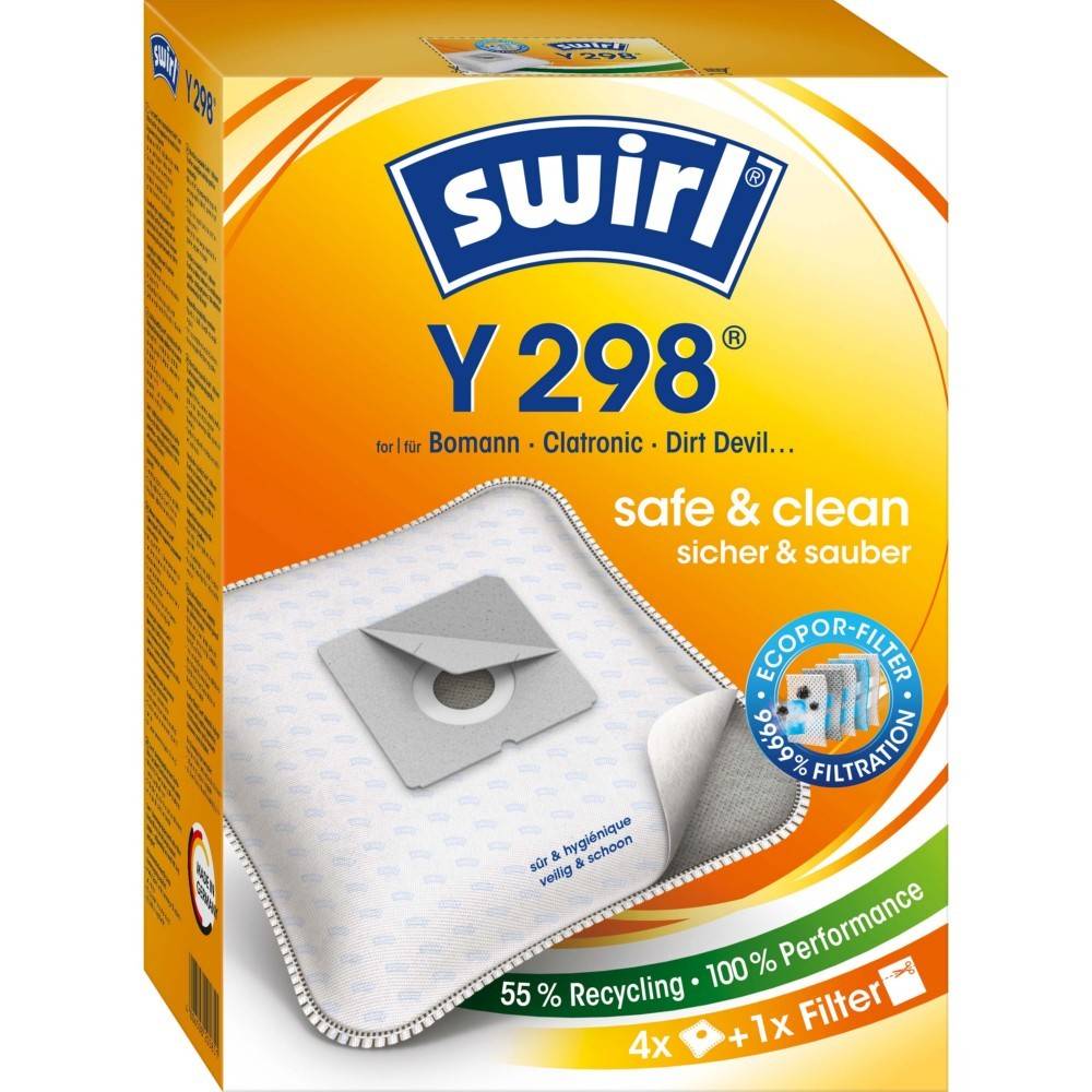 Swirl Staubbeutel Y 298(Y198)EcoPorVE4-0