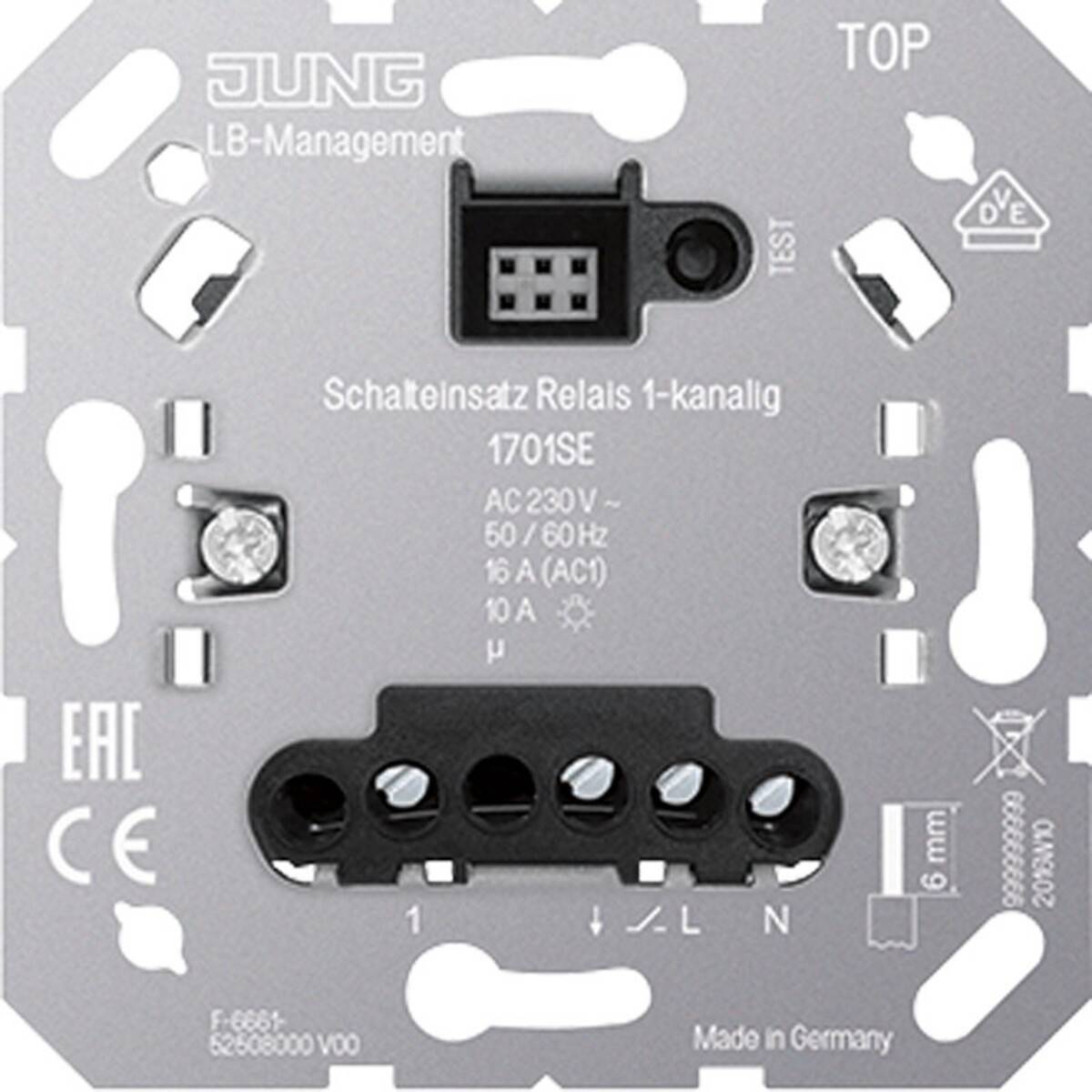 1701SE relaiseenheid 1kanaals max:500W-LED - metaal-0