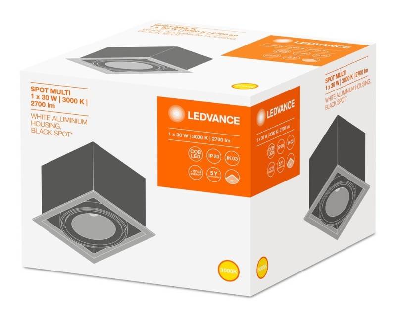 Ledvance LED Downlighter | 30W 3000K 2700lm 830 IP20-3