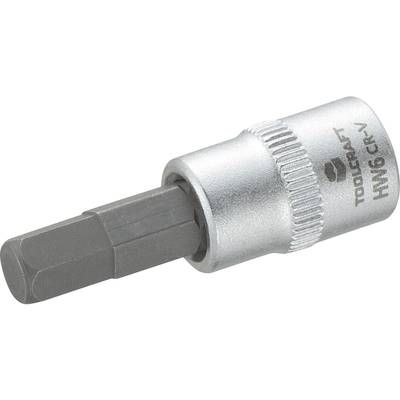 TOOLCRAFT  816071 Inbus Dopsleutel-bitinzet 6 mm     1/4" (6.3 mm)