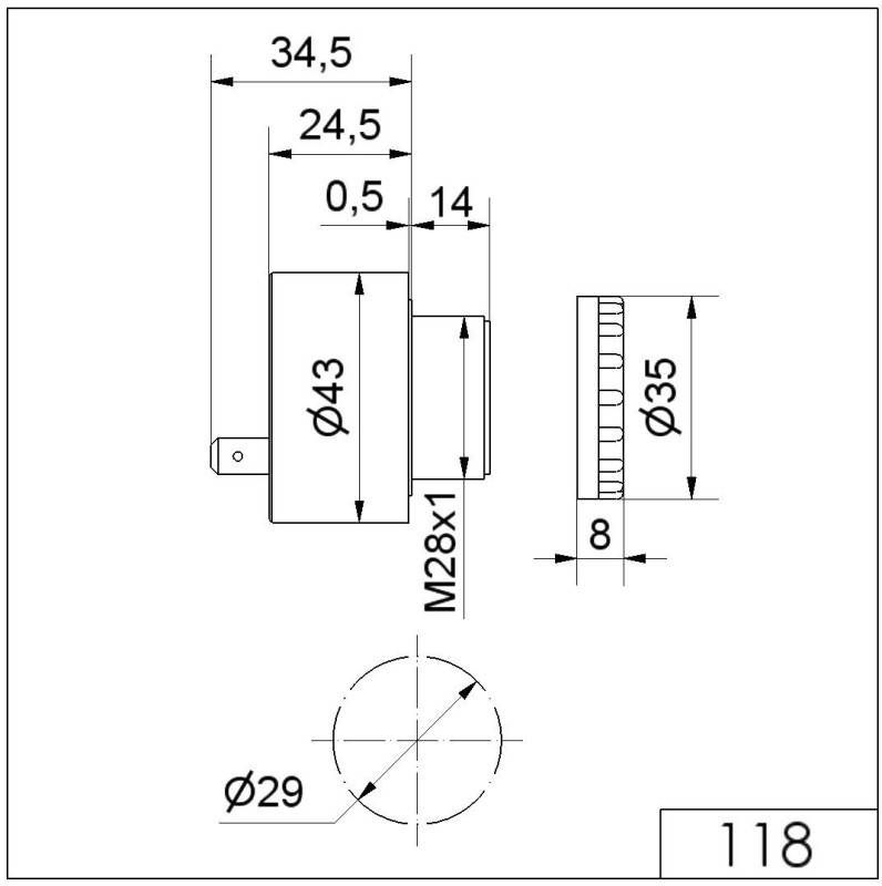 Werma Elektr. Summer EM 11806814-1