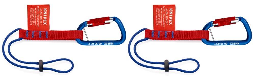KNIPEX KNP.005006TBK Vanglijn; voor werken op hoogte; max.1,5kg; 2st. - 1 set-0
