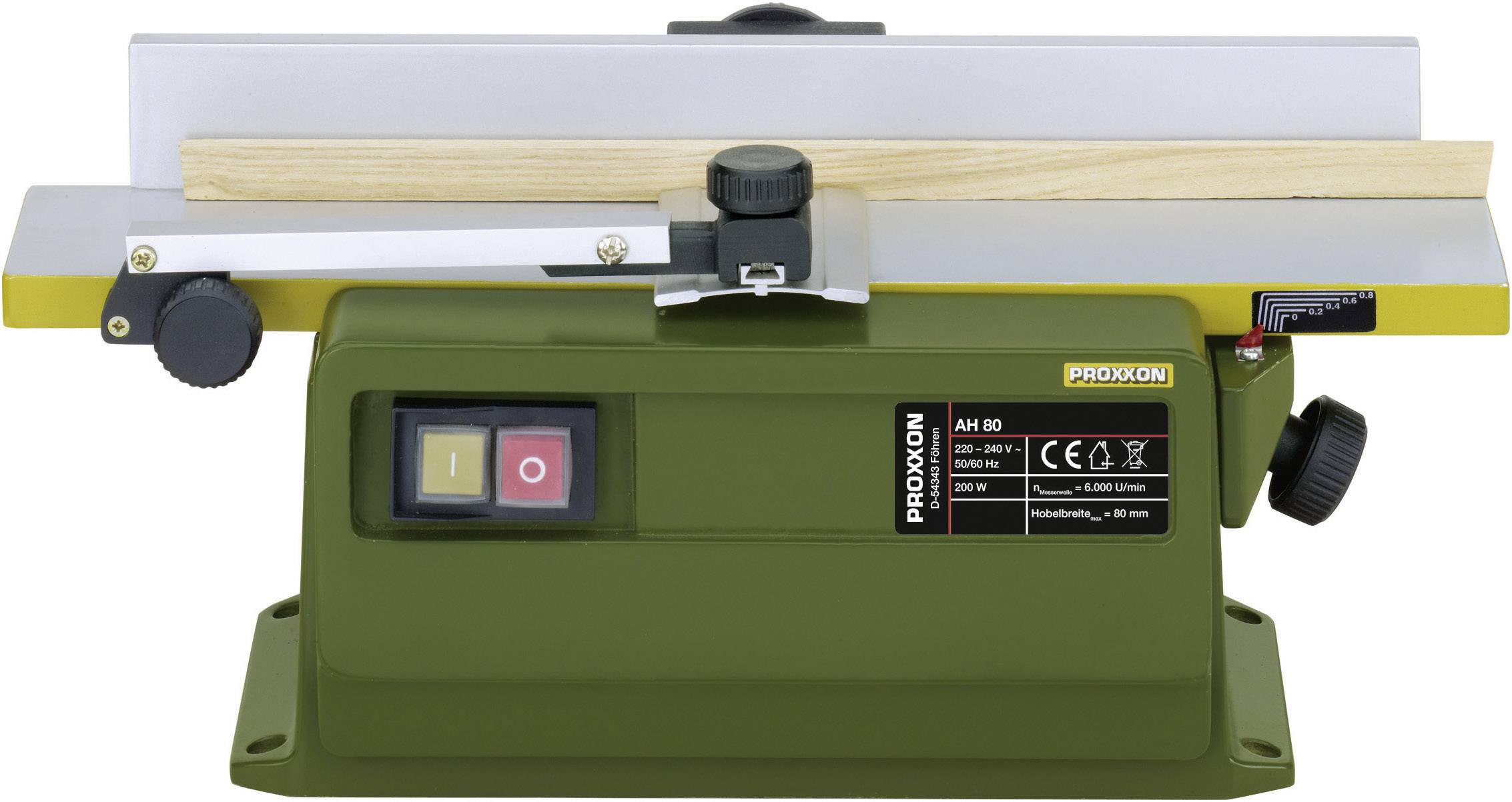 Proxxon Micromot AH 80 Vlakschaafmachine Met afzuiging 80 mm