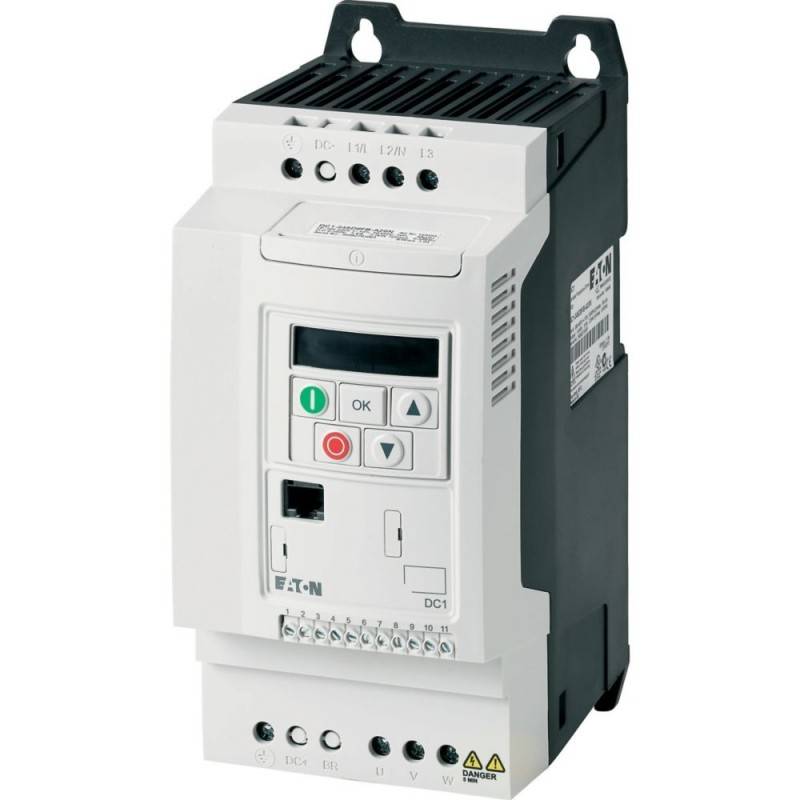 EATON ELECTRIC DC1-349D5FB-A20CE1 Automatiseringsmodule: vector-invertor; 4kW; 3x400VAC; 0÷10V - 1 stuk-1