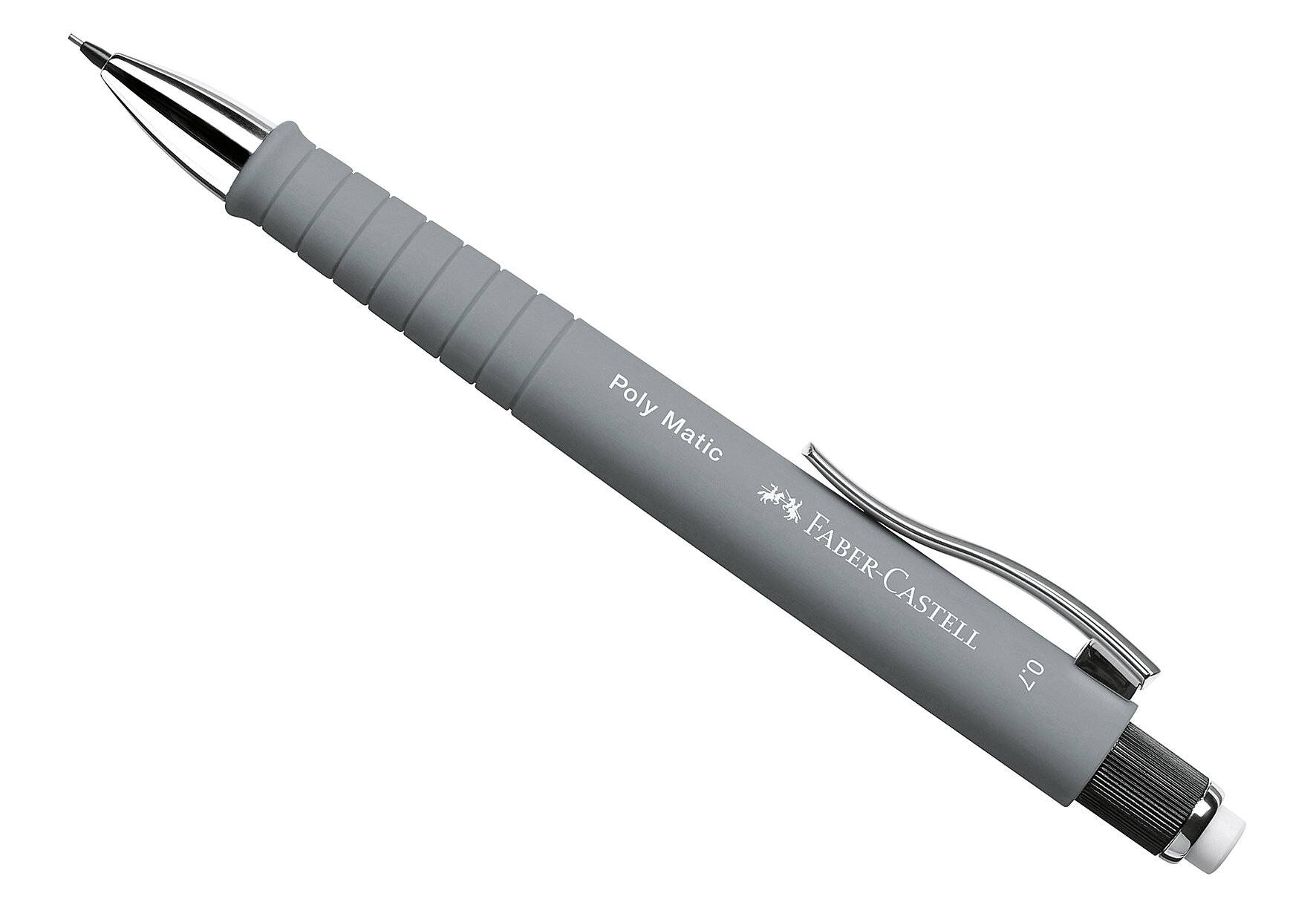 FABER-CASTELL vulpotlood Poly Matic 0,7 grijs-1