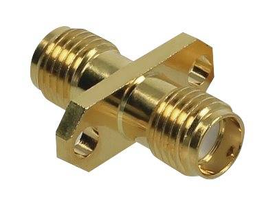 RP-SMA (v) - SMA (v) inbouw adapter - 50 Ohm / 10 GHz-0